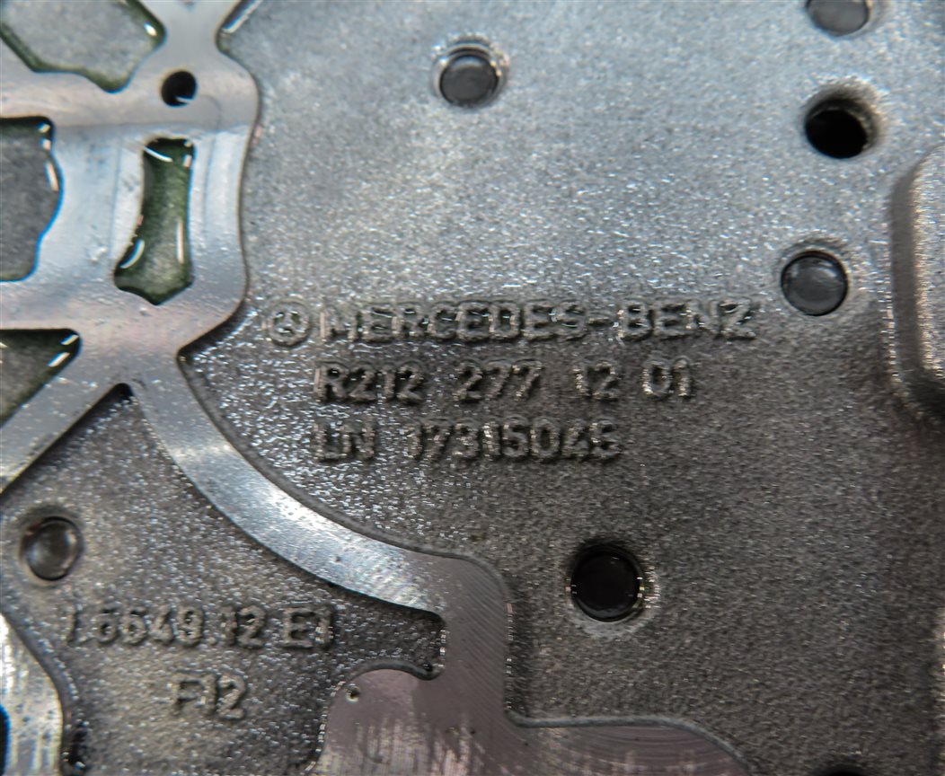 Thumbnail 7: 14-16 MERCEDES E-CLASS (W207 W212) RWD 722.9 AUTO TRANSMISSION VALVE BODY BLOCK