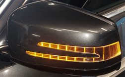 Thumbnail 2: 11-14 MERCEDES E300 E350 E550 (W212) LEFT AUTODIM BLIND SPOT DOOR MIRROR (Gray)