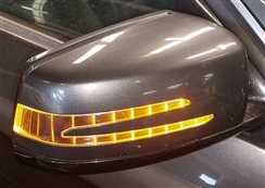 Thumbnail 2: 11-14 MERCEDES E300 E350 E550 (W212) RIGHT HEAT BLIND SPOT DOOR MIRROR (Gray)