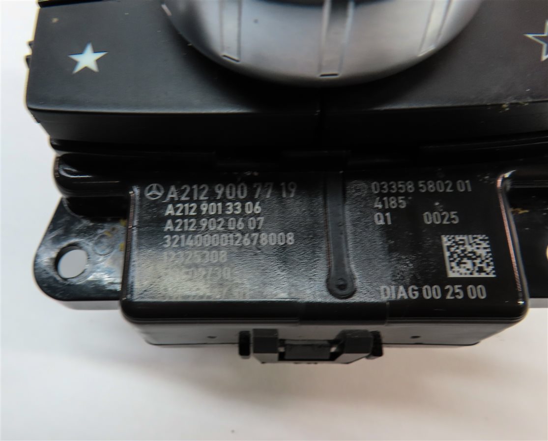 Thumbnail 6: 14-15 MERCEDES E-CLASS (W212) RADIO STEREO GPS NAVIGATION COMMAND CONTROL KNOB