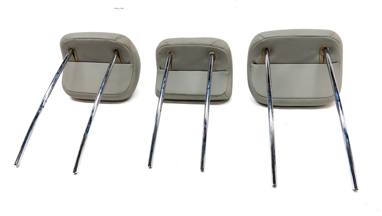 Thumbnail 6: 07-11 MERCEDES ML GL CLASS X164 W164 REAR LEFT CENTER RIGHT SEAT HEADREST SET/3