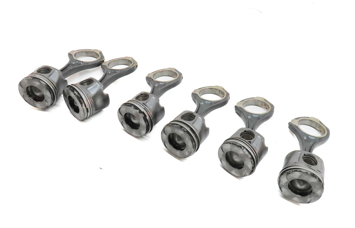 09-13 MERCEDES E350 GL320 GL350 ML320 ML350 3.0L DIESEL ENGINE PISTON & ROD SET