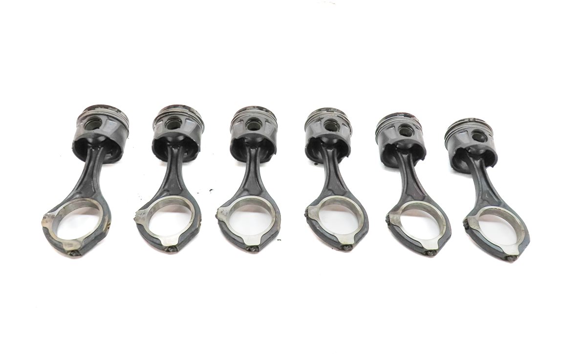Thumbnail 5: 09-13 MERCEDES E350 GL320 GL350 ML320 ML350 3.0L DIESEL ENGINE PISTON & ROD SET