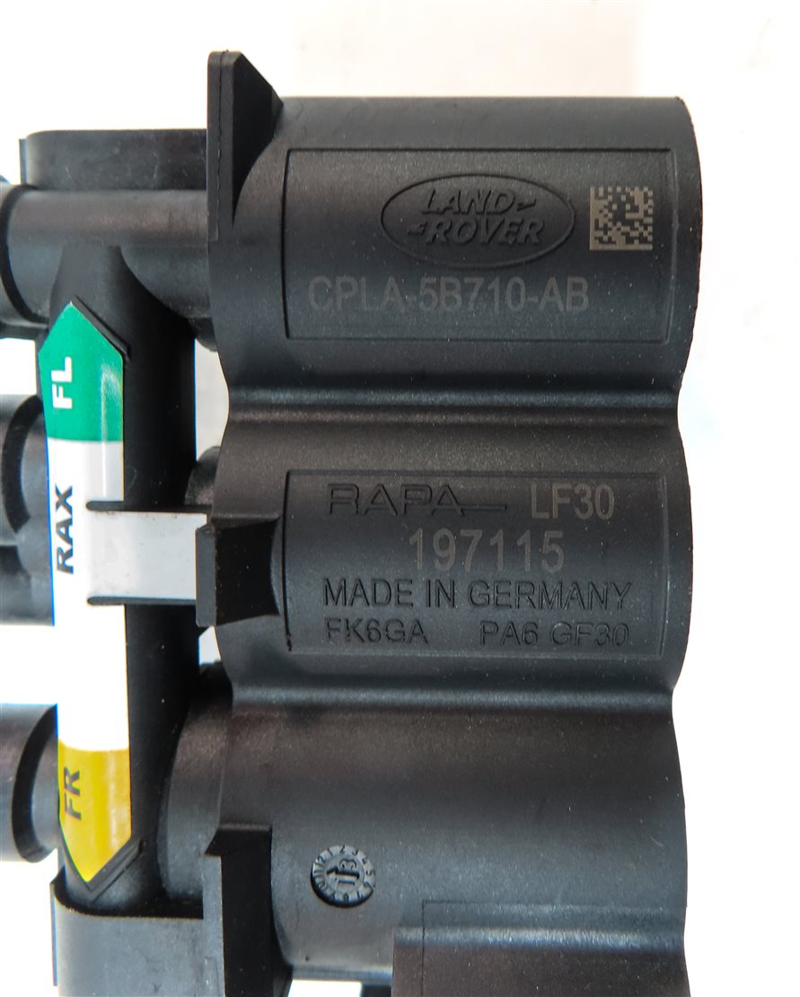 Thumbnail 6: 2014 RANGE ROVER SPORT (L494) FRONT AIR SUSPENSION TRANSFER RELIEF VALVE BLOCK