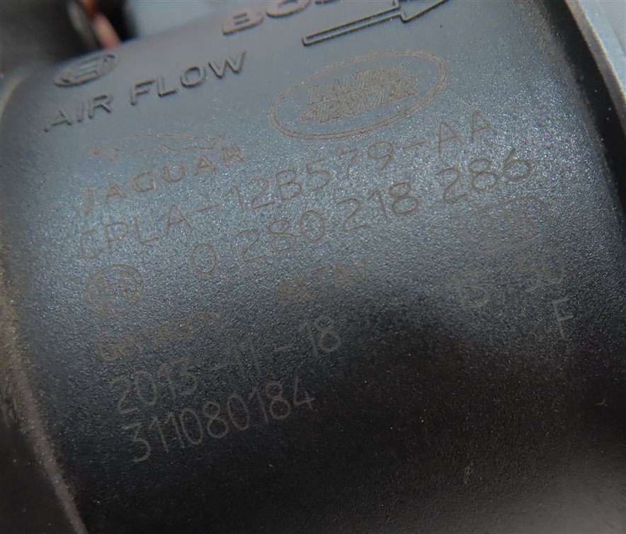Thumbnail 7: 2013-2019 JAGUAR LAND ROVER F-TYPE XF LR4 ROVER SPORT MASS AIR FLOW SENSOR