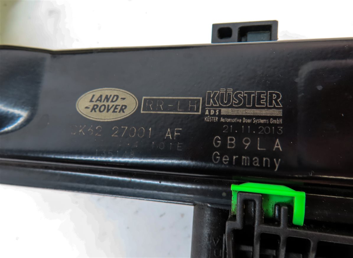 Thumbnail 6: 2014-2020 RANGE ROVER SPORT (L494) REAR LEFT DOOR WINDOW REGULATOR w/MOTOR