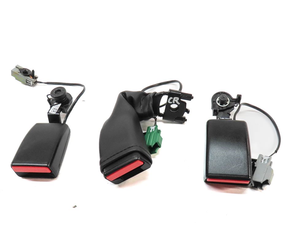 Thumbnail 2: 2014 RANGE ROVER SPORT (L494) REAR 2ND ROW LEFT CENTER RIGHT SEATBELT BUCKLE SET