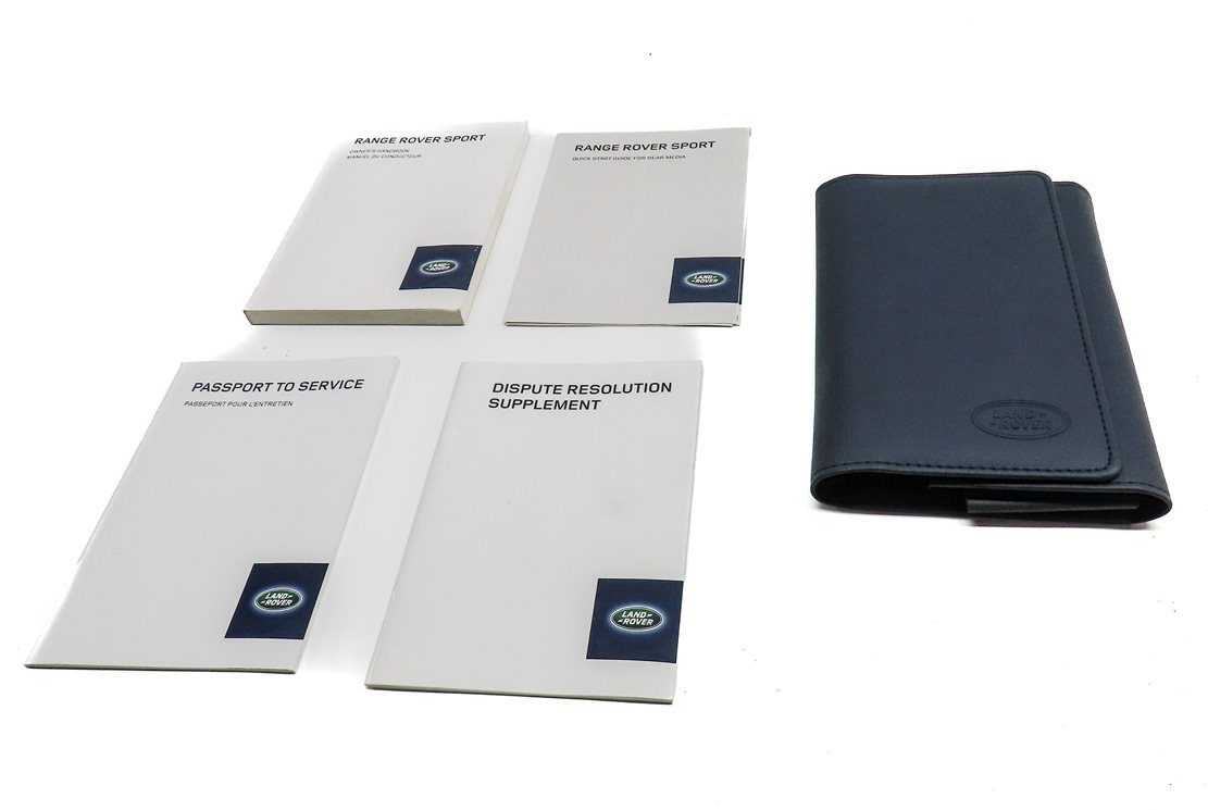 Thumbnail 2: 14 RANGE ROVER SPORT L494 3.0L SUPER ENGINE OWNER'S MANUAL BOOKLET SET w/ CASE