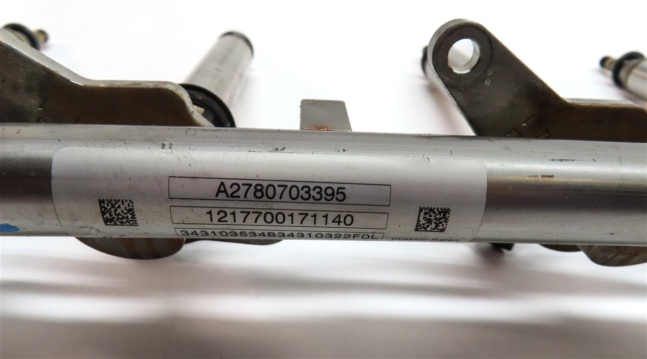 Thumbnail 12: 2013 MERCEDES ML550 (W166) 4.6L (278.928) ENGINE FUEL INJECTOR SET w/ RAILS