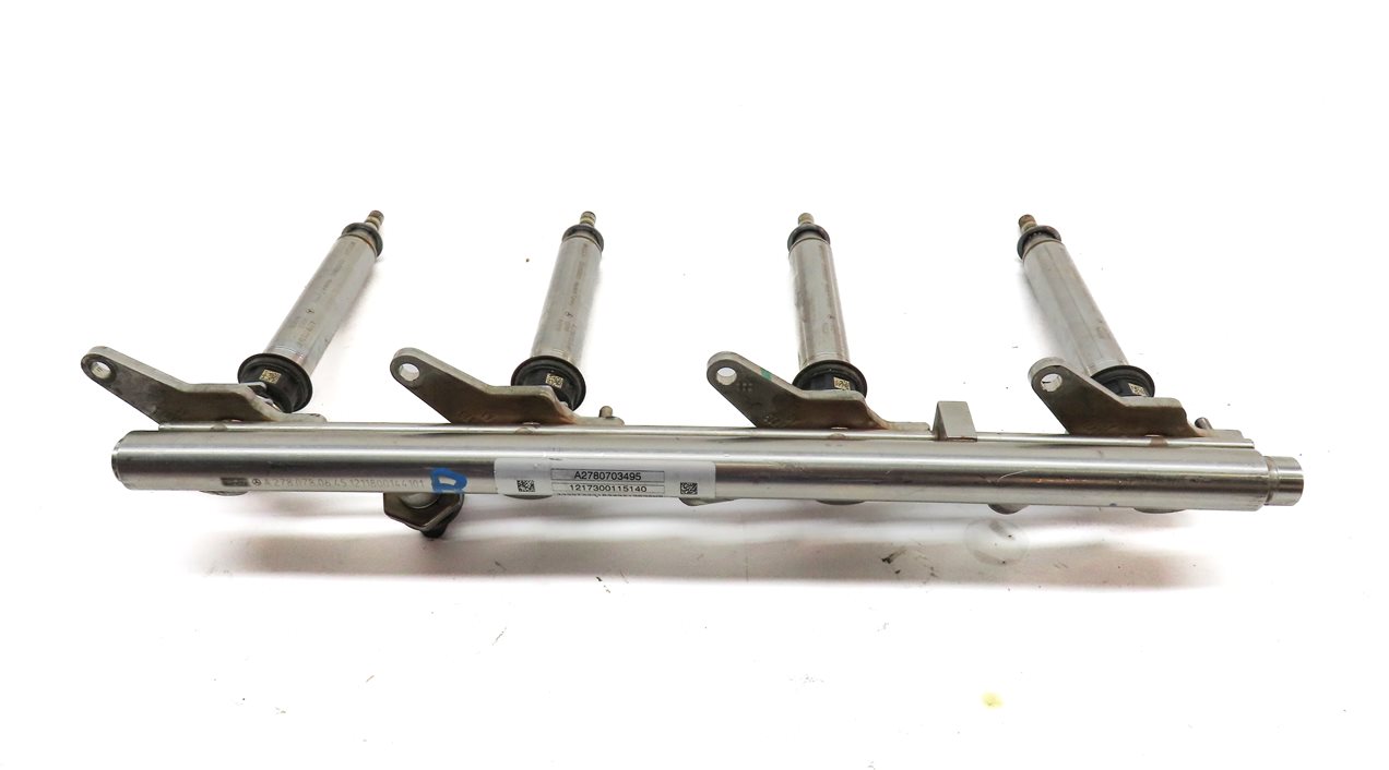 Thumbnail 9: 2013 MERCEDES ML550 (W166) 4.6L (278.928) ENGINE FUEL INJECTOR SET w/ RAILS