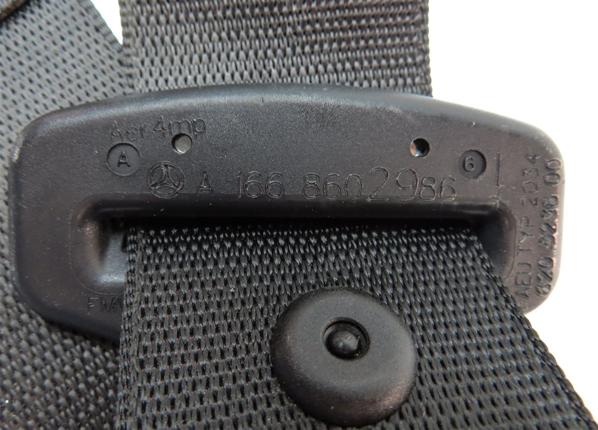 Thumbnail 5: 2013 MERCEDES ML550 (W166) REAR LEFT SEAT SEATBELT BELT RETRACTOR (Black)