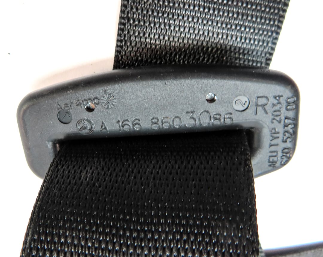 Thumbnail 5: 2013 MERCEDES ML550 (W166) REAR RIGHT SEAT SEATBELT BELT RETRACTOR (Black)