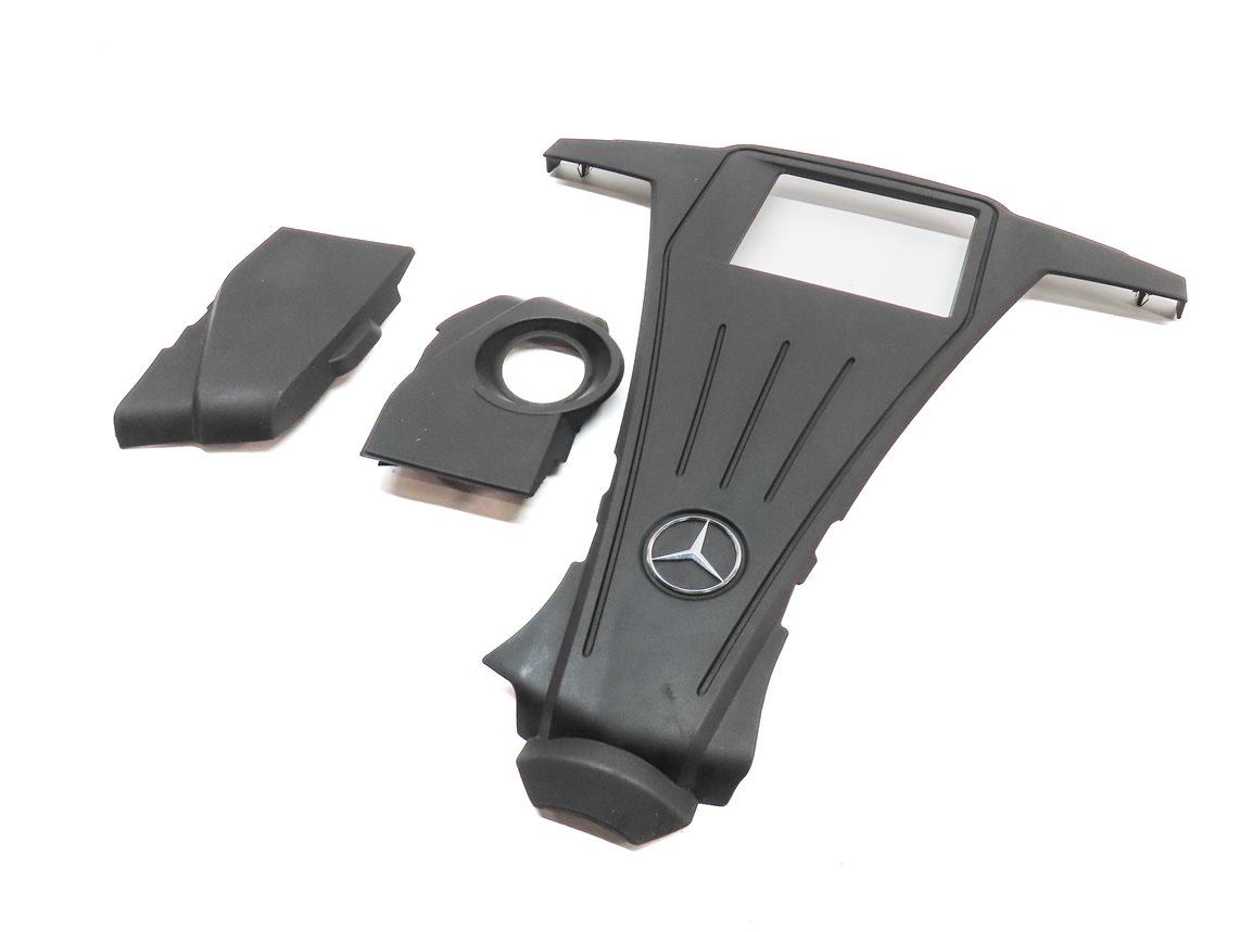 11-20 MERCEDES CL E GL ML S CLASS (W166 X166 C216) 4.6L ENGINE COVER TRIM SET 3