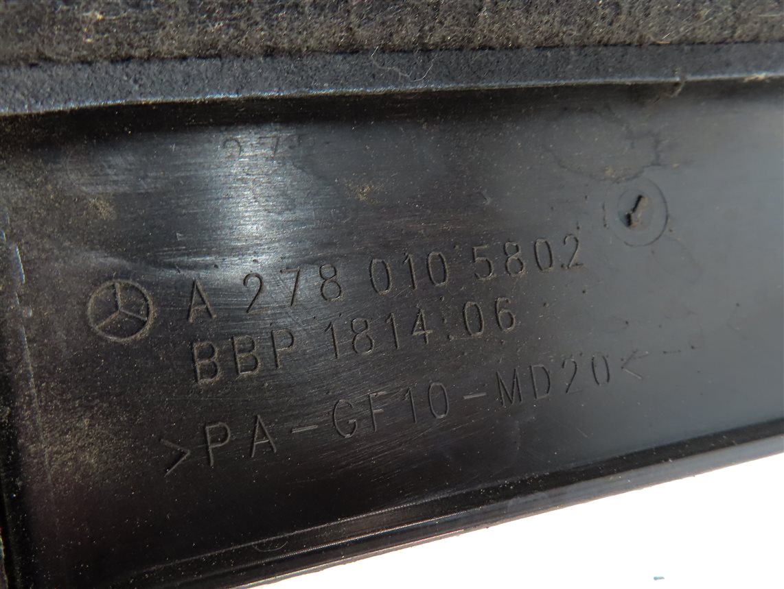 Thumbnail 16: 11-20 MERCEDES CL E GL ML S CLASS (W166 X166 C216) 4.6L ENGINE COVER TRIM SET 3