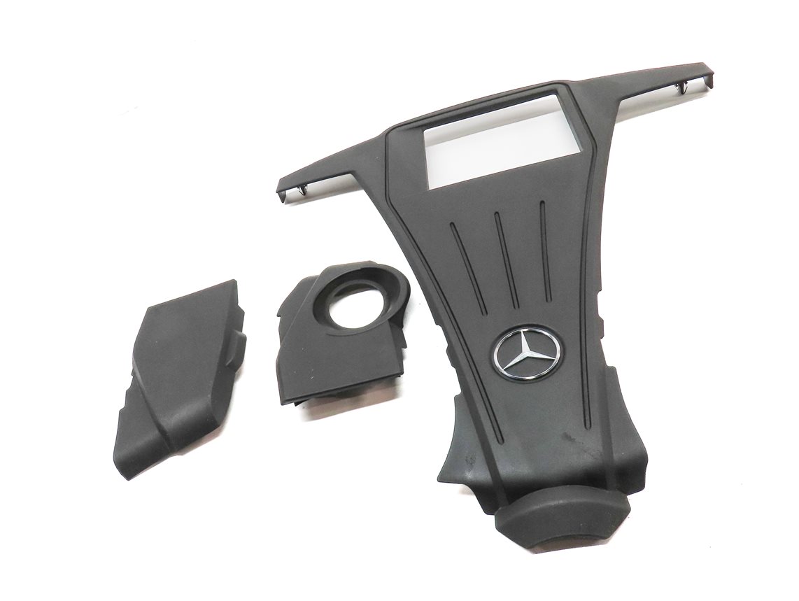 Thumbnail 2: 11-20 MERCEDES CL E GL ML S CLASS (W166 X166 C216) 4.6L ENGINE COVER TRIM SET 3