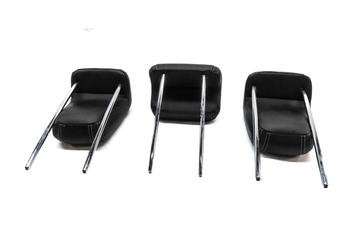 Thumbnail 6: 12-15 MERCEDES ML-CLASS (W166) REAR LEFT CENTER RIGHT SEAT HEADREST SET3 (Black)