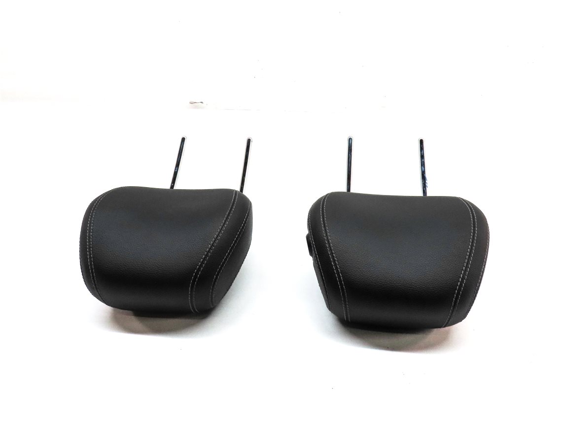Thumbnail 4: 12-13 MERCEDES GL ML (W166 X166) FRONT LEFT & RIGHT SEAT HEADREST SET 2 (BLACK)