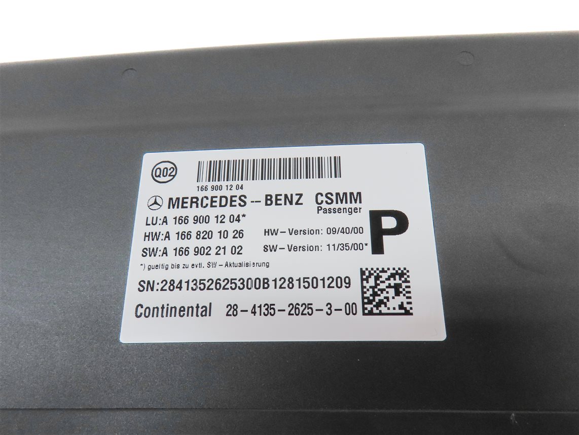 Thumbnail 4: 2013 MERCEDES ML550 (W166) FRONT RIGHT PASSENGER SEAT CONTROL MODULE