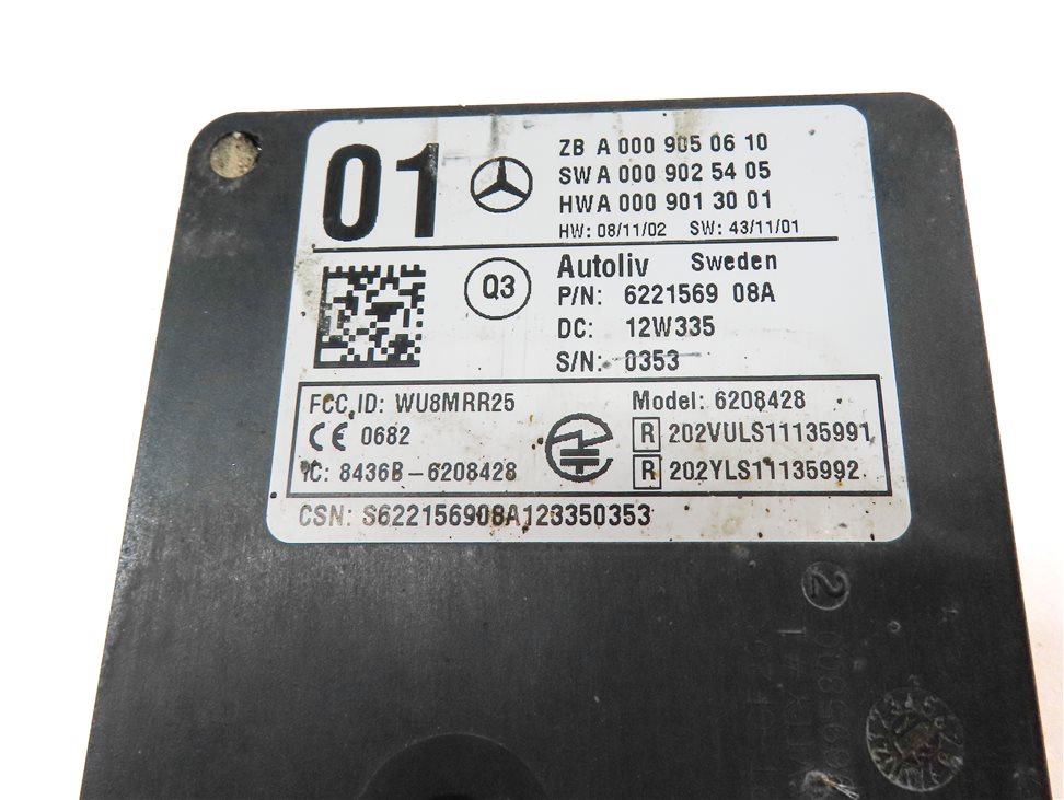 Thumbnail 4: 2013 MERCEDES ML550 (W166) REAR DRIVER ASSIST BLIND SPOT RADAR SENSOR MODULE