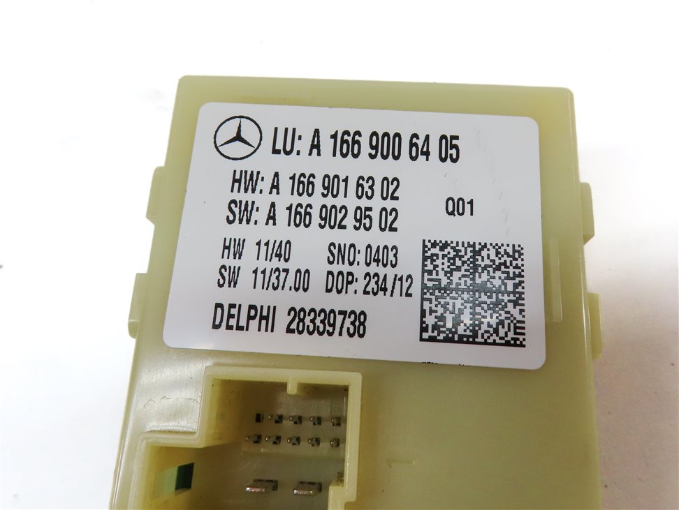 Thumbnail 4: 12-16 MERCEDES GL ML CLASS (W166 X166) REAR TRUNK LIFT LIFTGATE CONTROL MODULE