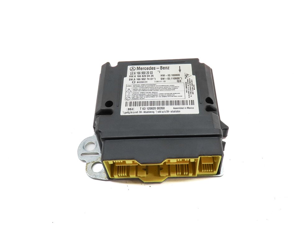 Thumbnail 2: 12-15 MERCEDES G550 G63 GL350 GL450 GL550 ML350 ML550 (X166 W166) SRS BAG MODULE