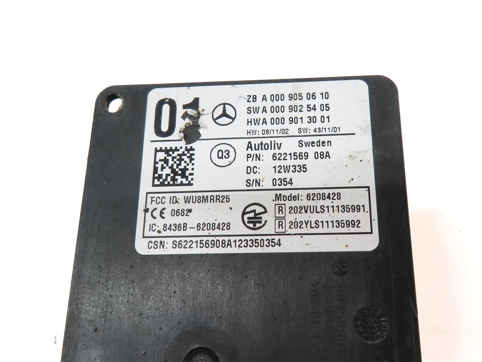 Thumbnail 4: 2013 MERCEDES ML550 (W166) REAR DRIVER ASSIST BLIND SPOT RADAR SENSOR MODULE