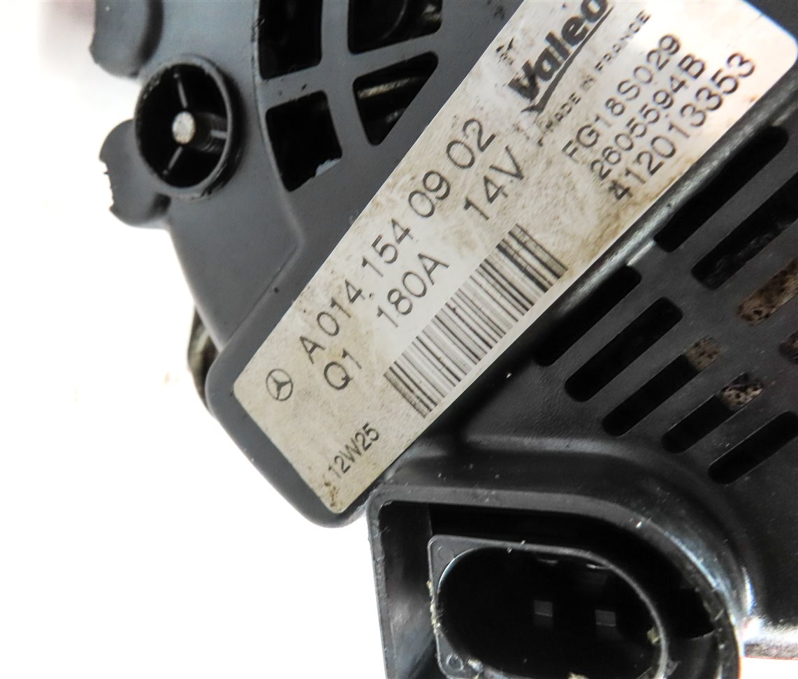 Thumbnail 6: 11-18 MERCEDES CL550 E550 GL450 GL550 ML550 S550 SL550 CLS550 180 AMP ALTERNATOR