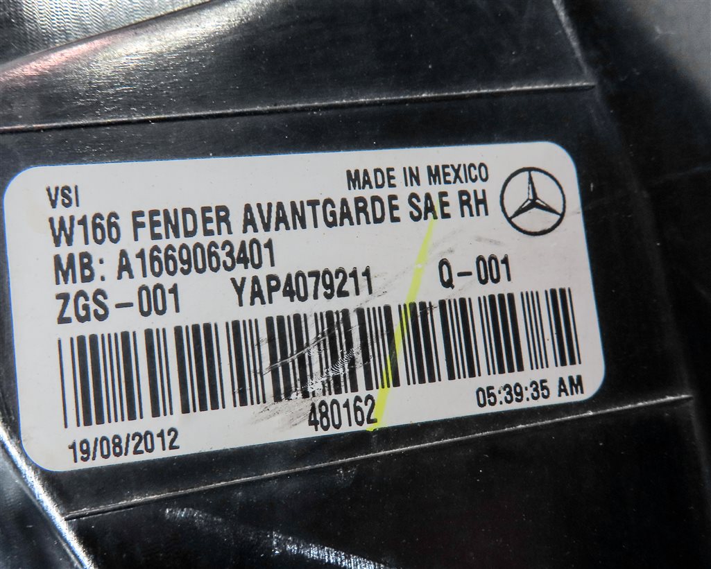 Thumbnail 6: 12-15 MERCEDES ML-CLASS (W166) REAR RIGHT PASSENGER LED TAILLIGHT BRAKE LIGHT