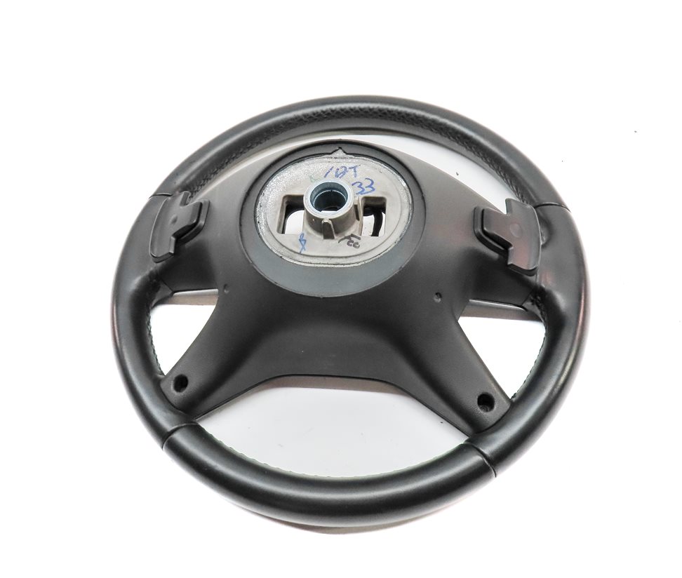 Thumbnail 5: 12-16 ML GL (W166 X166) 4 SPOKE BLACK LEATHER STEERING WHEEL w/ SWITCHES PADDLES