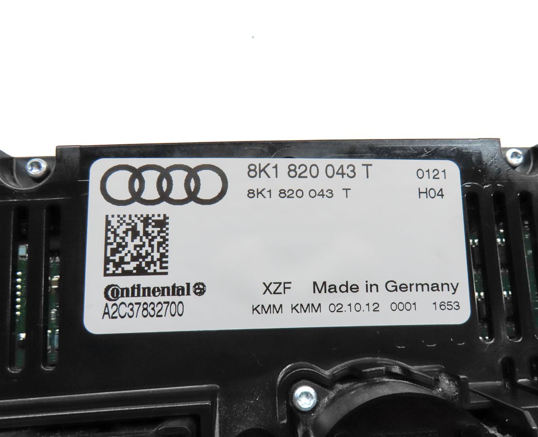 Thumbnail 6: 09-13 AUDI A5 S5 Q5 (B8 8T 8R) FRONT HEATER A/C TEMPERATURE CONTROL (DUAL ZONE)