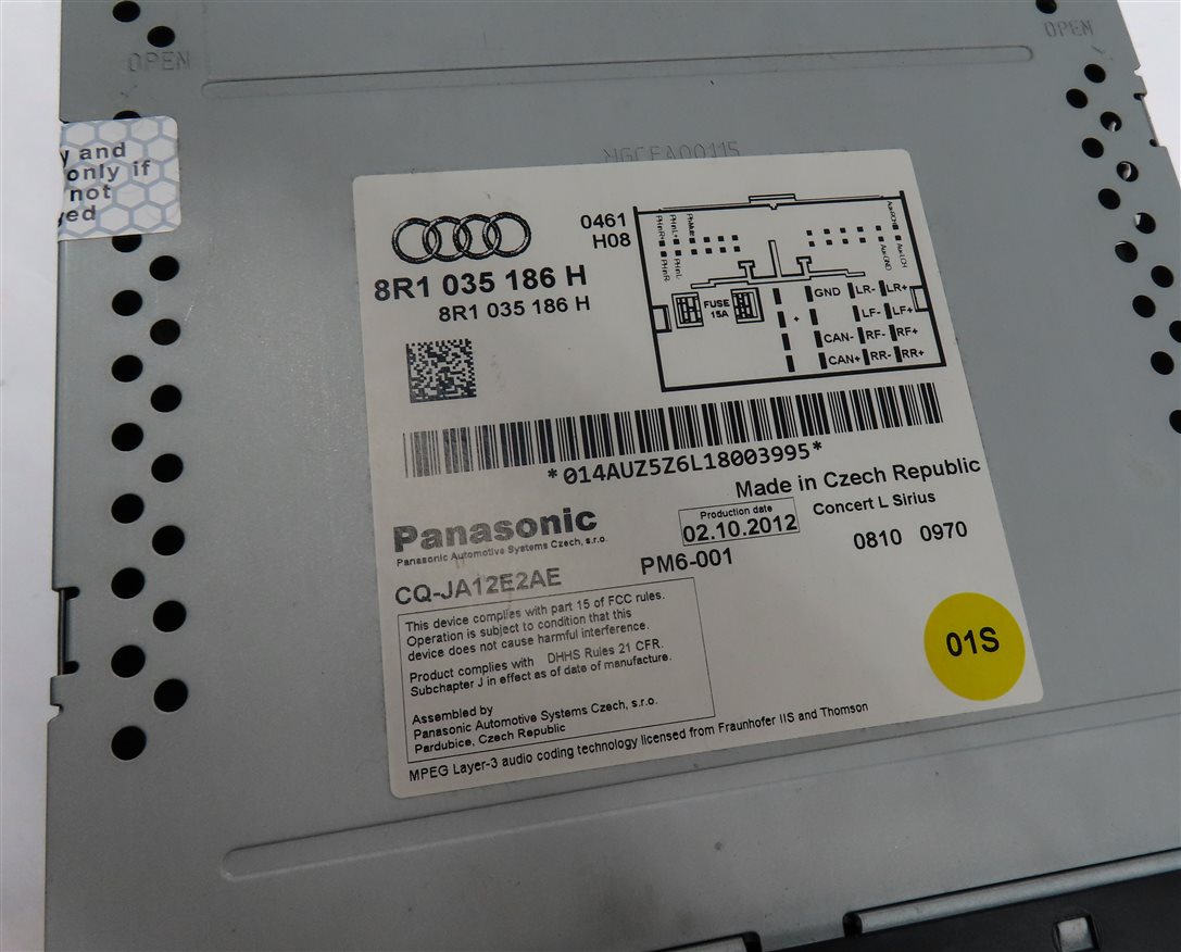 Thumbnail 8: 13-16 AUDI A4 A5 ALLROAD (B8 8T) FRONT RADIO CD NAVIGATION MULTIMEDIA HEAD UNIT