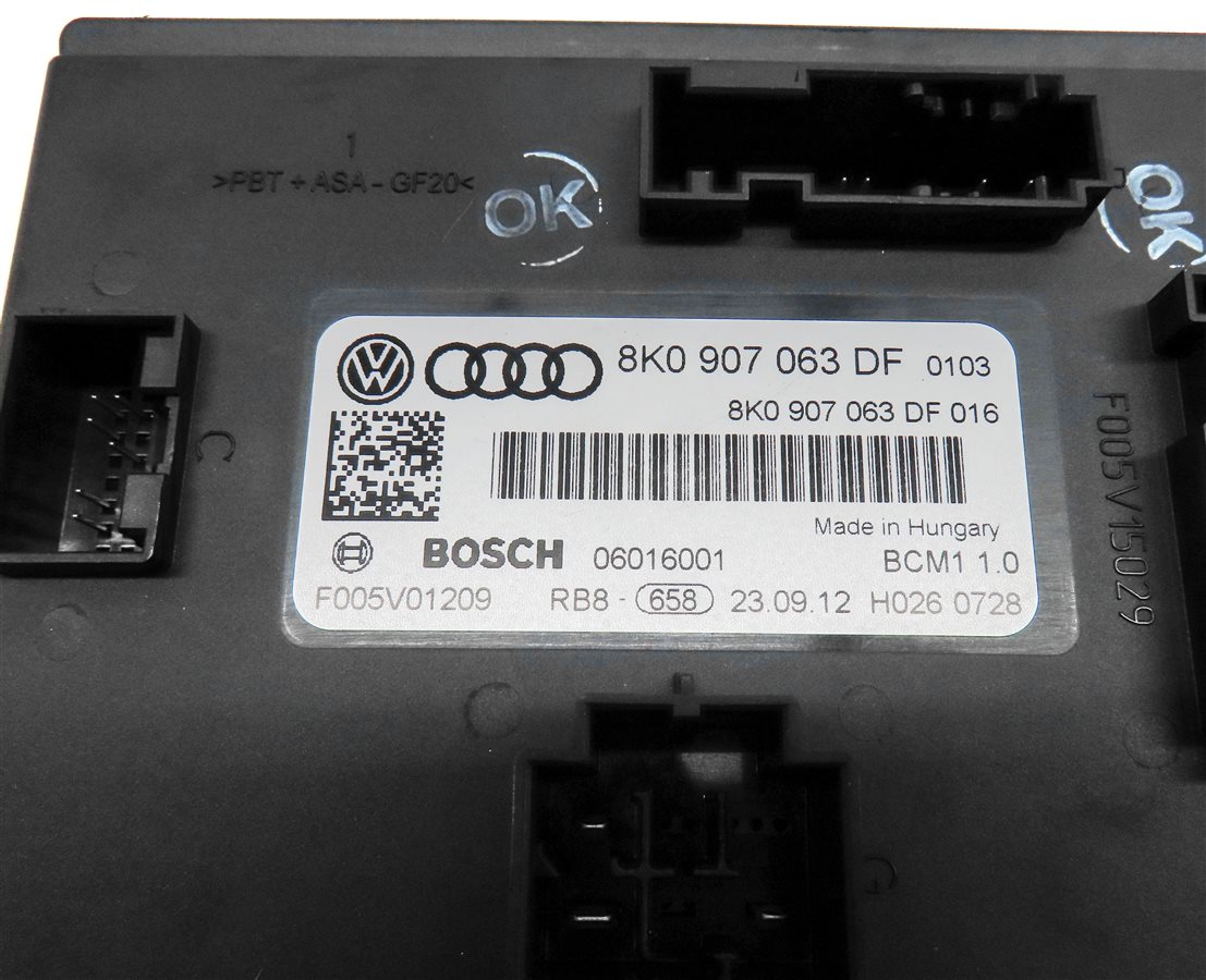 Thumbnail 19: 2013 AUDI A5 (B8 8T) 2.0L SPEEDOMETER BODY ENGINE MODULE & KEY SET BCM ECM ECU