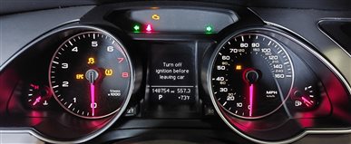 Thumbnail 2: 2013 AUDI A5 (B8 8T) 2.0L SPEEDOMETER BODY ENGINE MODULE & KEY SET BCM ECM ECU