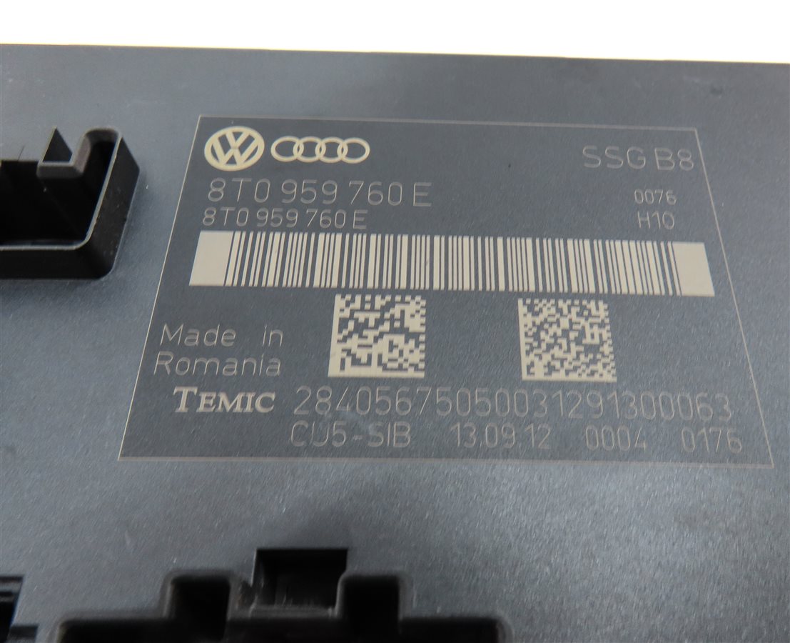 Thumbnail 4: 10-17 AUDI A5 B8 8T FRONT LEFT OR RIGHT MEMORY (NON SPORT) SEAT CONTROL MODULE
