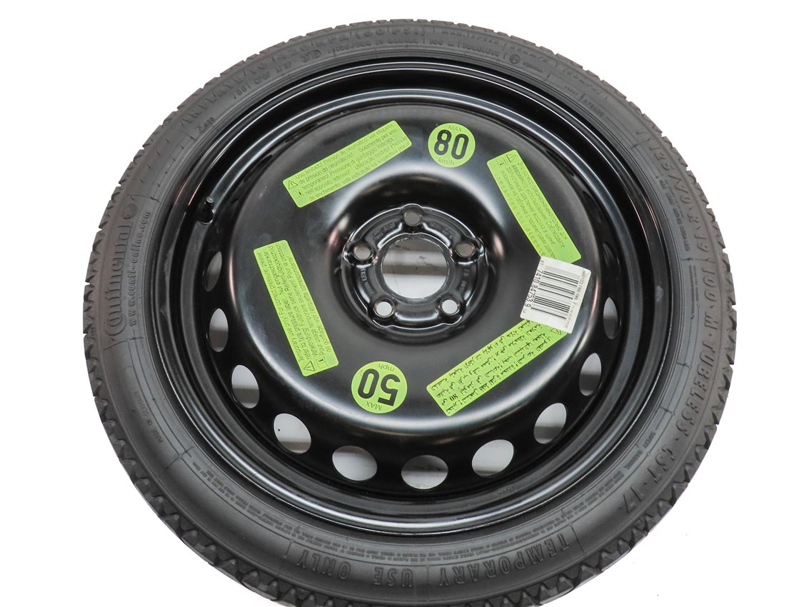 Thumbnail 3: 2009-2017 AUDI A4 S4 A5 S5 (B8 8K 8T) 19x4 INCH SPARE TIRE WHEEL RIM