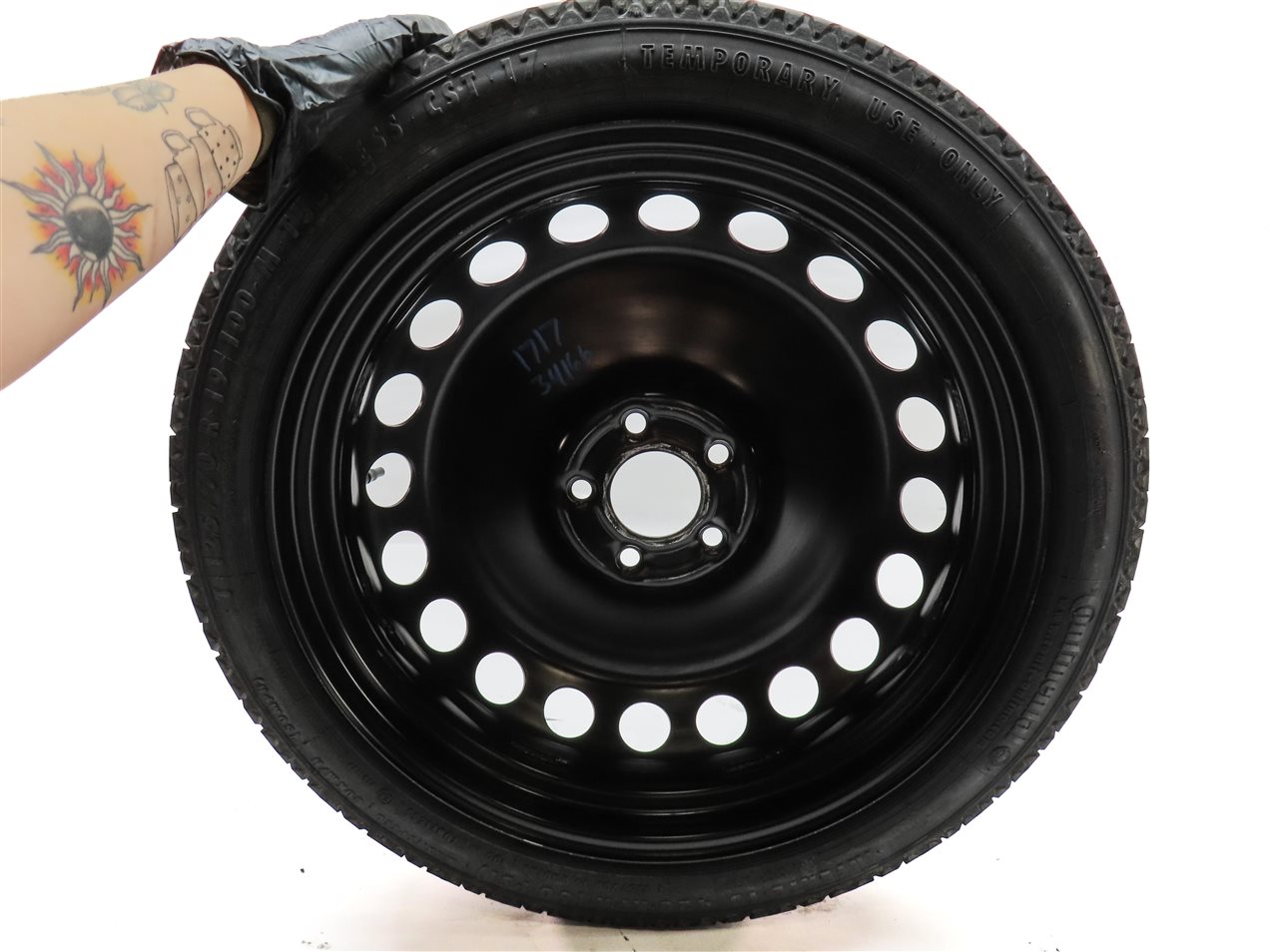 Thumbnail 4: 2009-2017 AUDI A4 S4 A5 S5 (B8 8K 8T) 19x4 INCH SPARE TIRE WHEEL RIM