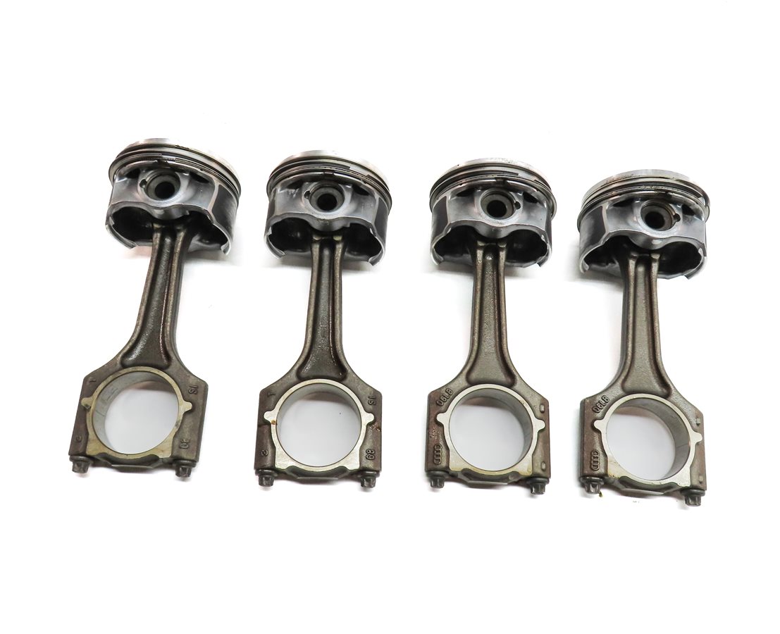 Thumbnail 3: 11-18 VW AUDI - A3 A4 A5 A6 Q5 TT BEETLE JETTA TIGUAN 2.0L TURBO PISTON SET/4
