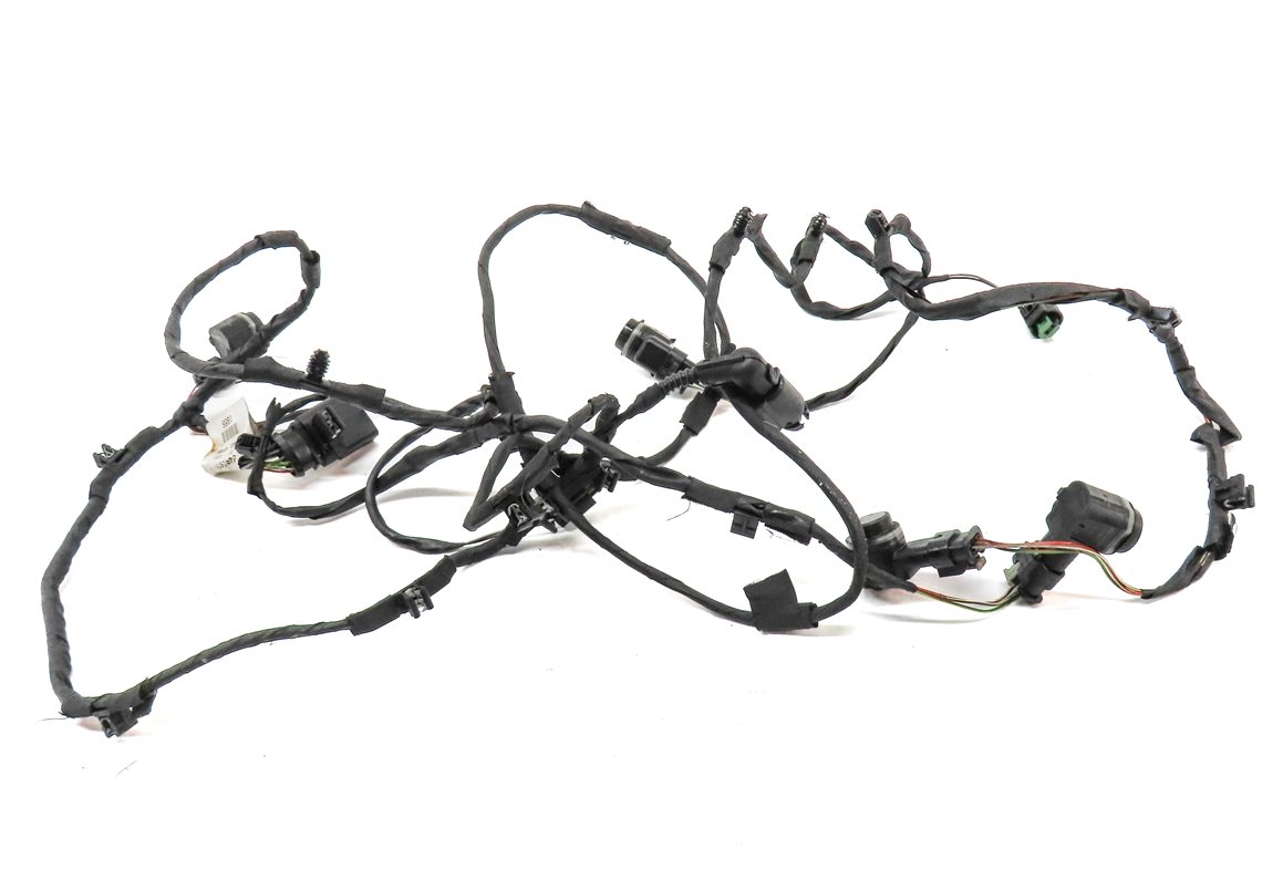Thumbnail 2: 2016 AUDI Q3 (8U) FRONT PDC PARK SENSOR SET-4 & WIRE WIRING HARNESS LOOM (Black)