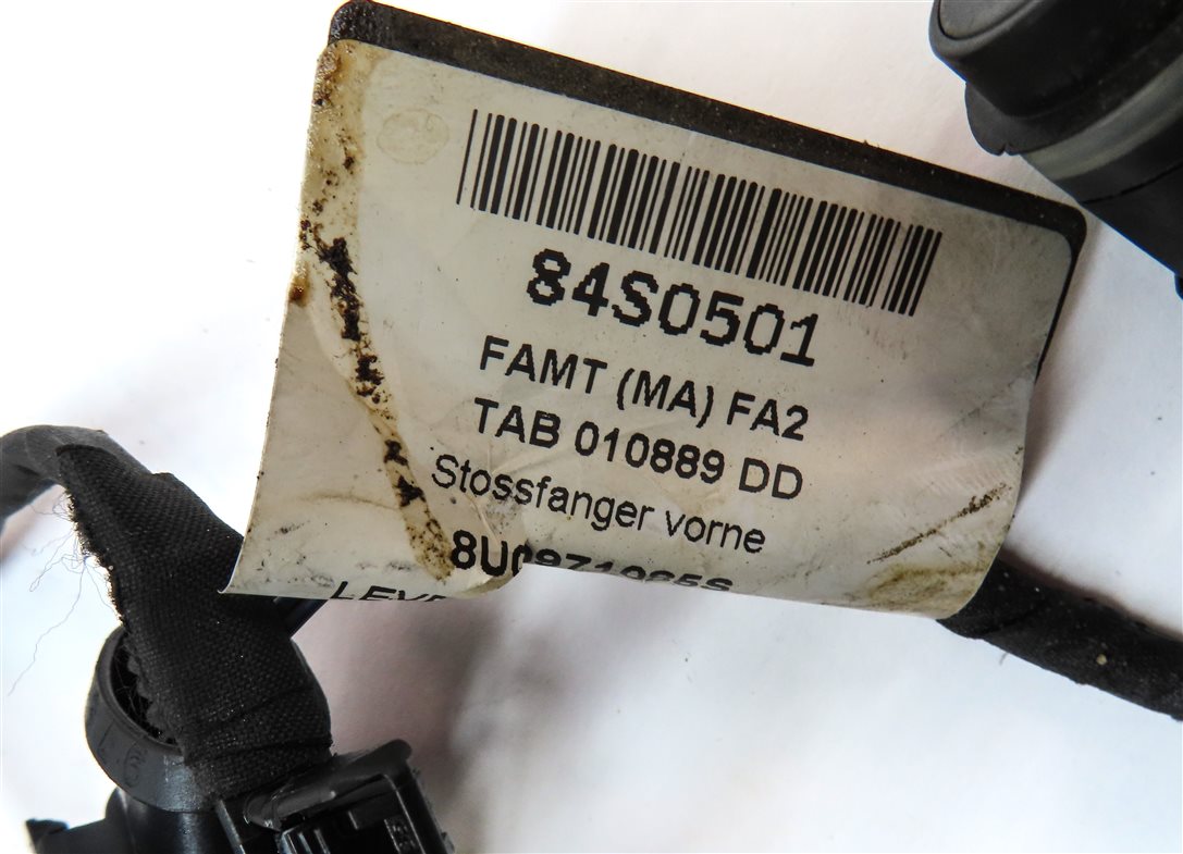 Thumbnail 4: 2016 AUDI Q3 (8U) FRONT PDC PARK SENSOR SET-4 & WIRE WIRING HARNESS LOOM (Black)