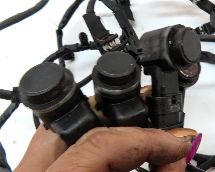 Thumbnail 5: 2016 AUDI Q3 (8U) FRONT PDC PARK SENSOR SET-4 & WIRE WIRING HARNESS LOOM (Black)