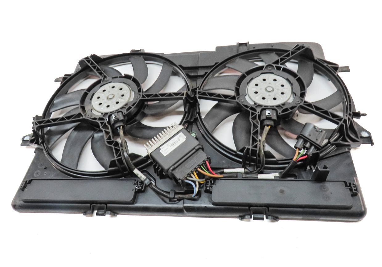 Thumbnail 5: 16-18 AUDI A6 Q3 (C7 8U) 2.0L TURBO ENGINE RADIATOR COOLING FAN SHROUD ASSEMBLY