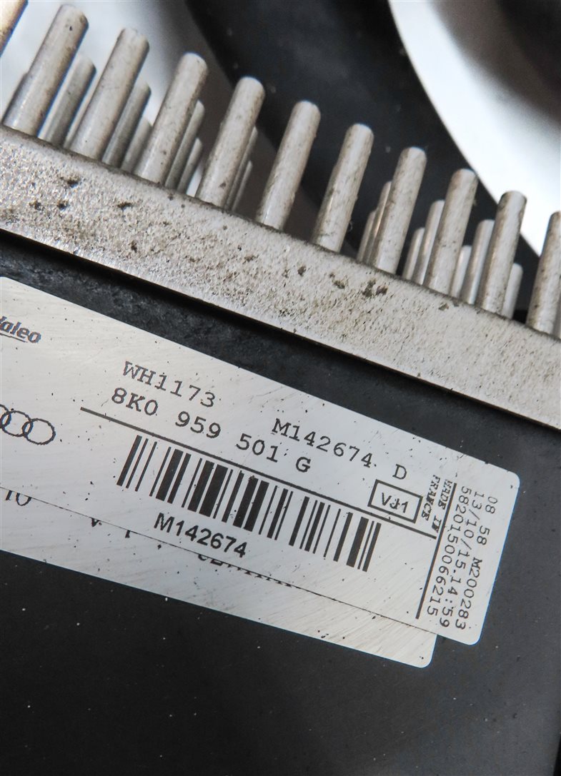 Thumbnail 6: 16-18 AUDI A6 Q3 (C7 8U) 2.0L TURBO ENGINE RADIATOR COOLING FAN SHROUD ASSEMBLY