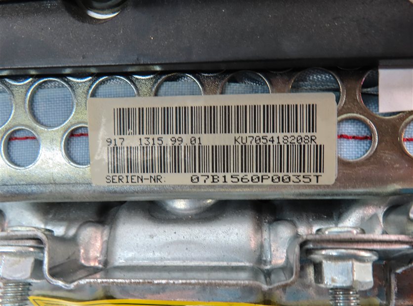 Thumbnail 8: 2003-2008 BMW Z4 (E85) FRONT LEFT DRIVER FOOTWELL KNEE AIRBAG AIR BAG (BLACK)