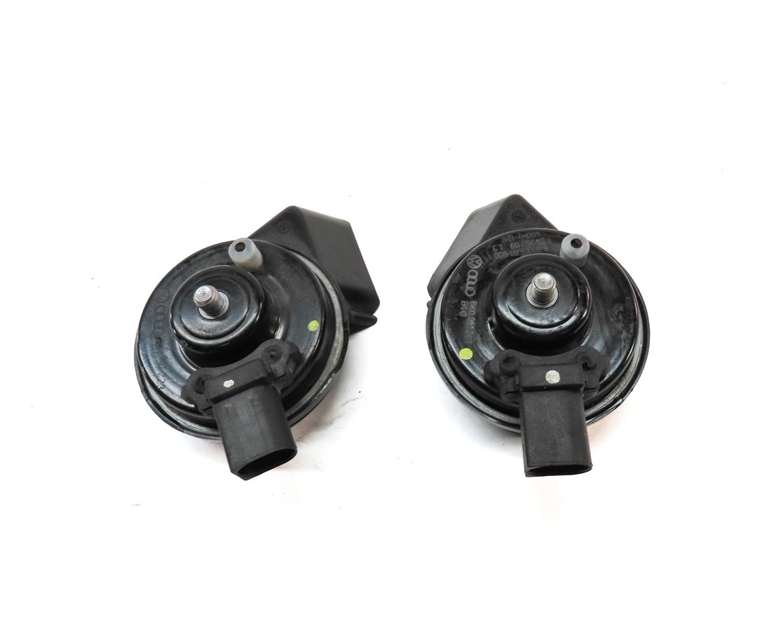 Thumbnail 4: 2008-2017 AUDI A4 A5 S4 S5 Q5 (B8 8K 8R 8T) HIGH & LOW TONE SAFETY HORN SET