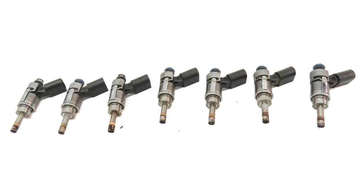 Thumbnail 4: 07-13 AUDI A6 A8 Q7 S5 R8 (B8 8K 8T 4S) 4.2L 5.2L TFSI ENGINE FUEL INJECTOR SET7