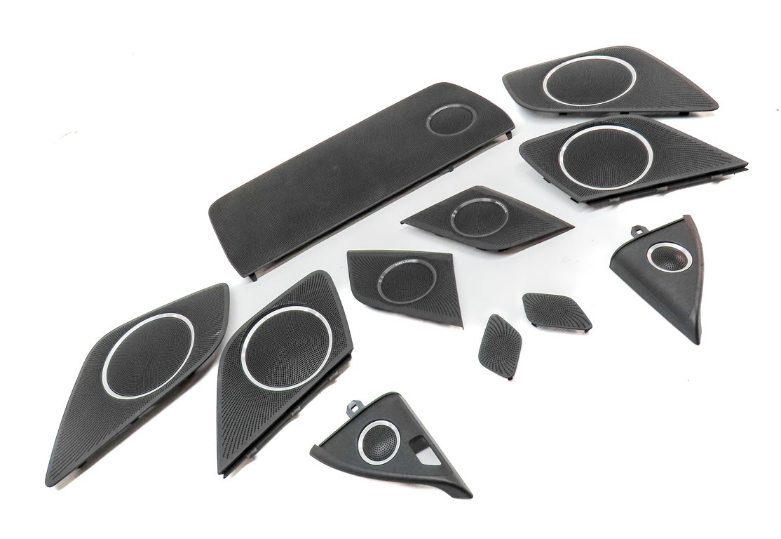 Thumbnail 3: 2010 AUDI S5 (B8 8T) BANG & OLUFSEN AUDIO SPEAKER GRILLE COVER TRIM SET/11