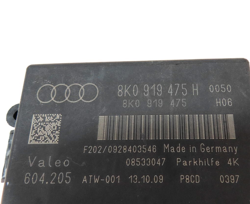 Thumbnail 4: 2008-2012 AUDI A4 A5 Q5 S4 S5 (B8 8K 8T 8R) PDC PARK DISTANCE CONTROL MODULE