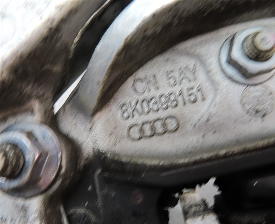 Thumbnail 6: 2010 AUDI S5 (B8 8T) TRANSMISSION CROSSMEMBER SUBFRAME MOUNT BRACKET