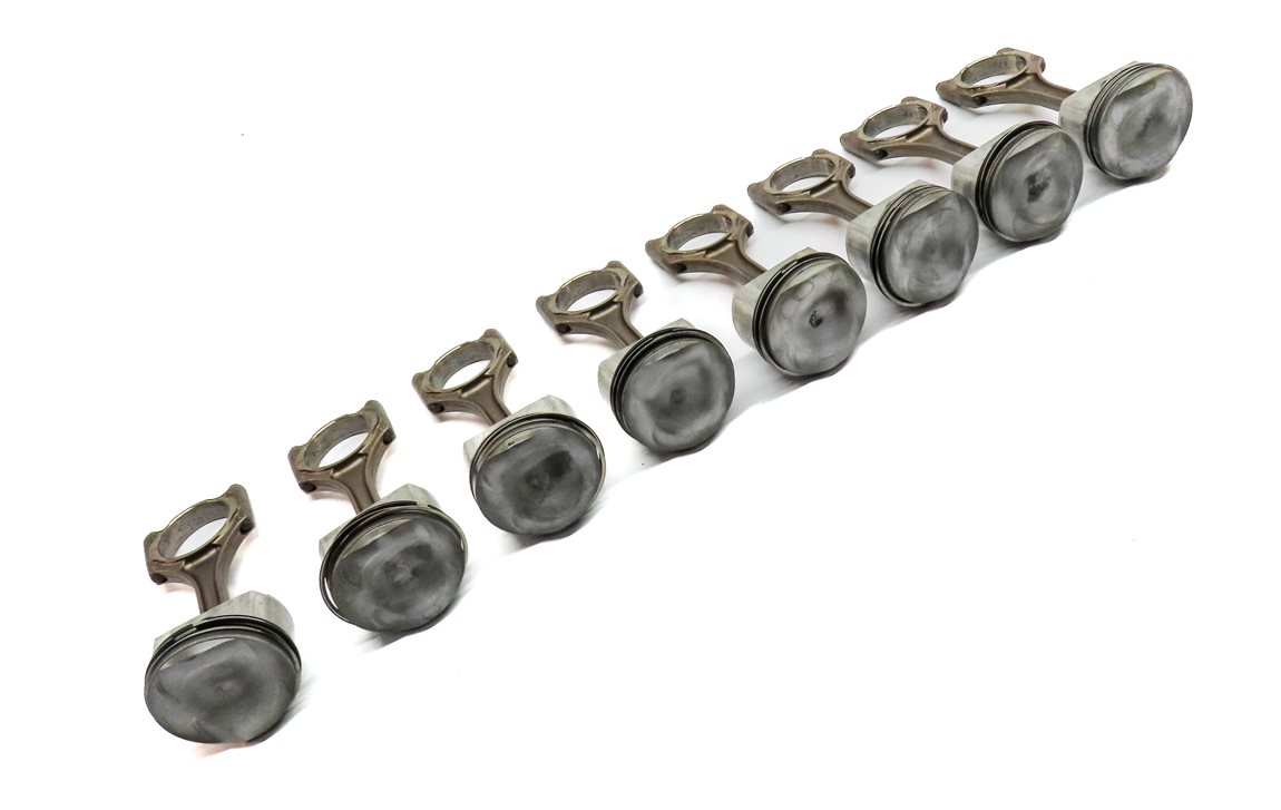 Thumbnail 4: 07-12 AUDI A6 A8 Q7 S5 VW TOUAREG C6 4L D3 8T 4.2L PISTON & CONNECTING ROD SET/8