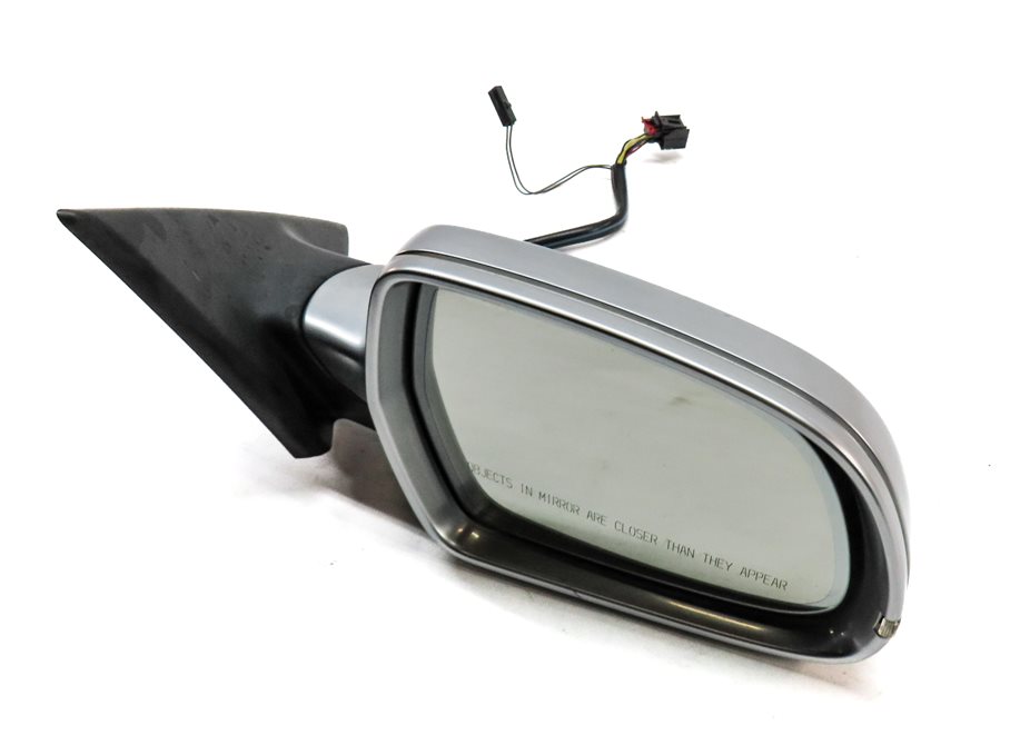 08-14 AUDI A5 S5 (B8 8T) RIGHT PASSENGER AUTODIM BLIND SPOT DOOR MIRROR ALUMINUM